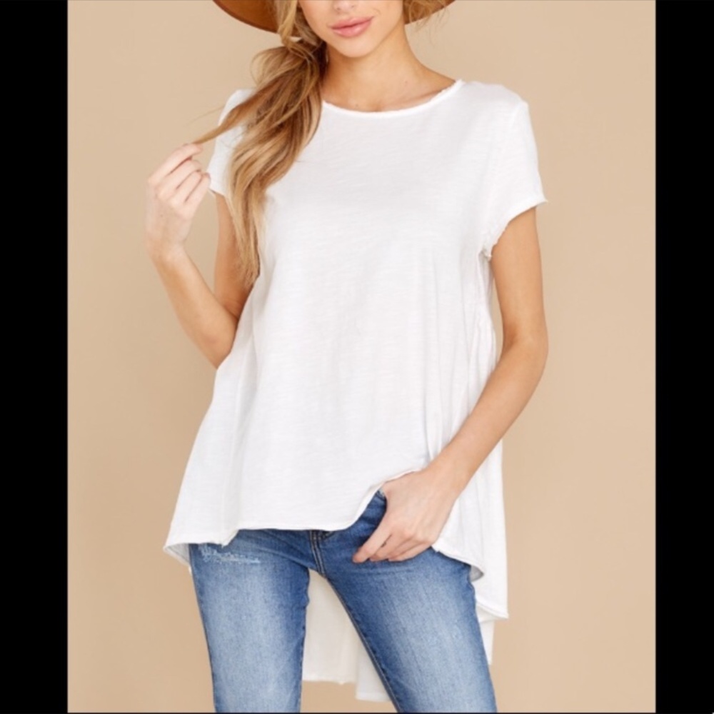 Red Dress Boutique White Top NIP